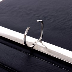 富得快 大容量名片夹卡片盒名片收纳本活页仿皮名片册男士多卡位 111