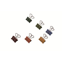 易达/Esselte  10319T 19mm彩色铁票夹子 长尾夹 燕尾夹 票夹