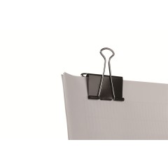 易达/Esselte 10151 51mm铁票夹子黑色长尾夹 燕尾夹 票夹