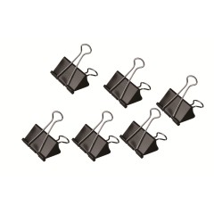 易达/Esselte 10151 51mm铁票夹子黑色长尾夹 燕尾夹 票夹