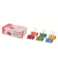 易达/Esselte 10351 51mm彩色铁票夹子 长尾夹 燕尾夹 票夹