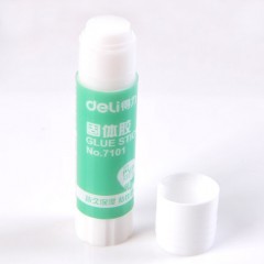 得力 胶水系列 得力7101固体胶  9g 固体胶 小号 胶棒 12支