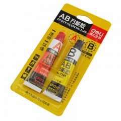 得力 7148胶水 AB能胶 AB胶 A+B能胶水 强力胶