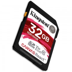 金士顿 SDHC卡SDR 存储卡相机内存卡U3支持4K读100M 32G