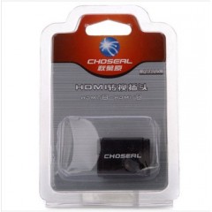 秋叶原 hdmi线 高清线对接头 延长转换插头 母对母 镀金 Q338A