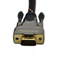 秋叶原 VGA线 3+6线芯 高清电脑接投影仪线 显示器视频线 HS0005