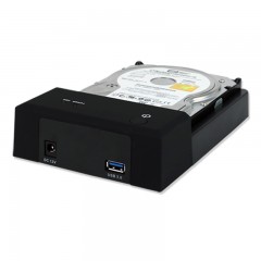 金田 3.0卧式硬盘盒双硬盘底座脱机对拷SATA3 2.53.5 SSD用