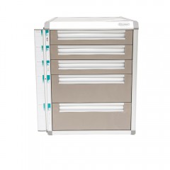 金隆兴 桌面带锁文件柜A4资料收纳柜抽屉式