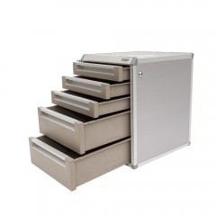 金隆兴 桌面带锁文件柜A4资料收纳柜抽屉式