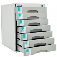 金隆兴 桌面带锁文件柜A4资料收纳柜抽屉式