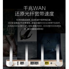 360安全 路由器P3G千兆宽带1200M高速双频尊享版