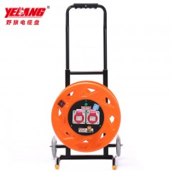 野狼 YL-35GS3-B 小车移动电缆盘带漏电缆卷盘接线板防水防尘