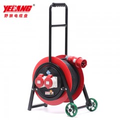 野狼 YL-35CGS3-B 车轮式移动电缆盘电缆卷盘工业插座线卷盘