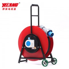 野狼 YL-50CGS6 移动电缆盘 轮车式 大功率 电缆卷盘 工业插座