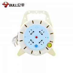 公牛 插座卷线盘线轴拖线盘GN-802移动式电缆卷盘线盘10米