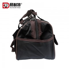 易耐特 工具包多功能帆布家电维修大号小号单肩双层加厚售后电工包12寸
