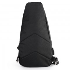 CROSSGEAR 胸包腰包单肩斜挎包USB充电小背包  CR-8001