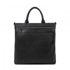 皮尔卡丹 头层牛皮手提包竖款单肩包斜挎包  JGU118012A