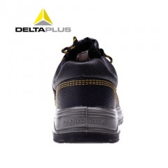 代尔塔 劳保鞋安全鞋牛皮防滑防砸钢板耐磨高温工作防护电焊工男士