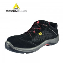 代尔塔 夏季透气工作鞋劳保鞋钢包头防砸防静电防滑安全鞋防臭男女