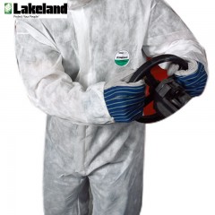 雷克兰 连体带帽家庭清洁轻便透气经济防尘服防护服无尘服PPP428E