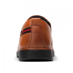 红蜻蜓 男鞋秋季新款男士日常休闲鞋舒适耐磨套脚男皮鞋子