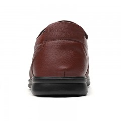 红蜻蜓 男鞋春季男士真皮休闲鞋子软底套脚驾车鞋皮鞋子