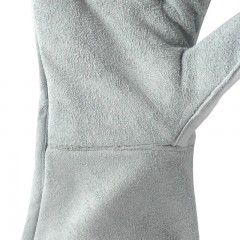 威特仕 电焊灰色牛皮手套防火阻燃电焊烧焊劳保手套焊工焊接手套10-2221