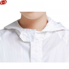 谋福 静电四连体服无尘服洁净服 食品车间实验室工作连帽连体服洁