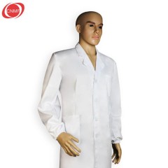 谋福 长袖护士医生工作服 粉色、白色西装领 。涤棉 ，结实耐磨