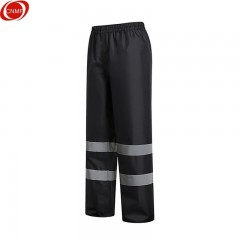 谋福 荧光绿摩托车电动车警示雨衣 男女分体反光骑行裤服装套装