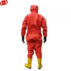 谋福 消防连体轻型防化服 耐酸碱防护服 简易防化服 防液氨防
