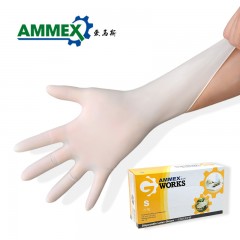 AMMEX/爱马斯 一次性乳胶橡胶手套家务洗碗防水厨房胶皮手套 TLFGWC