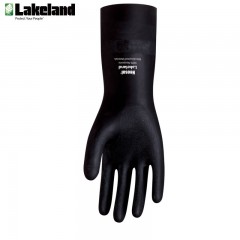 雷克兰 耐酸碱溶剂防化手套耐油工业劳保手套氯橡胶防护手套 EC30F