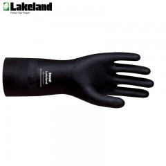 雷克兰 耐酸碱溶剂防化手套耐油工业劳保手套氯橡胶防护手套 EC30F