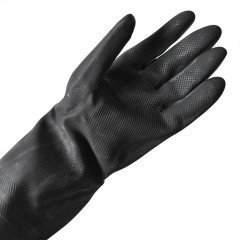 Ansell/安思尔 加厚防滑耐油耐磨耐酸碱工业橡胶手套化学防护手套防水 87-950