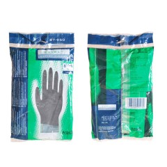 Ansell/安思尔 加厚防滑耐油耐磨耐酸碱工业橡胶手套化学防护手套防水 87-950