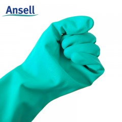 Ansell/安思尔 37-175 加厚手套防水防化手套耐磨耐酸碱劳保手套