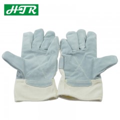 海太尔 加厚重型防割手套牛皮手套机械防护劳保特种手套0063
