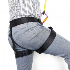 援邦 坐式安全带户外攀岩速降安全腰带半身保险带高空作业拓展探洞