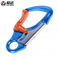 欣达 小目钩户外攀岩主锁登山扣速降装备飞拉达拓展高空作业安全钩  XD-Q9652