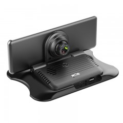 神行者 中控台式行车记录仪双镜头导航电子狗胎压一体 H80 plus ADAS