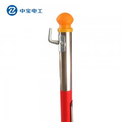 中宝  施工护栏不锈钢 支架围网旗 警示带防护围栏 安全围栏