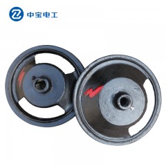 中宝  玻璃钢围栏杆支架 墩式支架 立式挂网挂警示带支架立柱