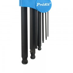 宝工 #39;skit S2球型六角扳手组(9支组)1.5~10mm  8PK-028