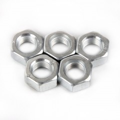 Creaby/创能  10只镀白锌螺栓帽螺丝帽 螺母六角 M12-M24