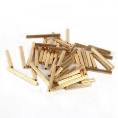 Creaby/创能  双通铜柱安防摄像机铜柱 滚花螺柱 圆形监控圆型 M2*18-M2*35