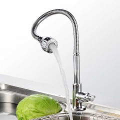 名爵 厨房水龙头单冷洗菜盆洗脸盆水龙头万象旋转水龙 MEJUEZ-1605