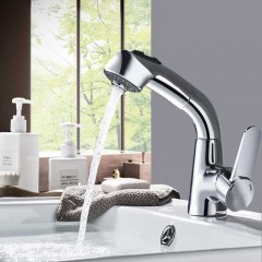 名爵 全铜抽拉面盆龙头 洗脸盆冷热水龙头 MEJUEZ-1206