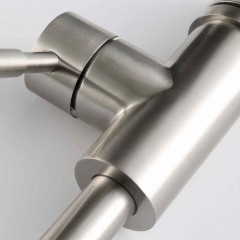 菲尔特 厨房龙头冷热水单把单孔304不锈钢环保无铅360度旋转防漏